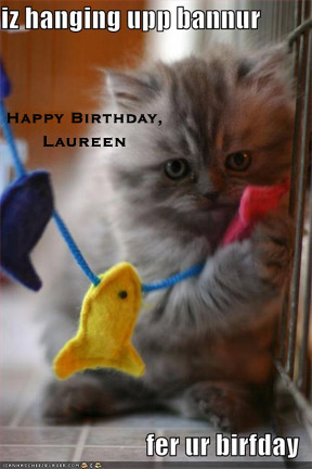 Happy Birthday from Laureen!