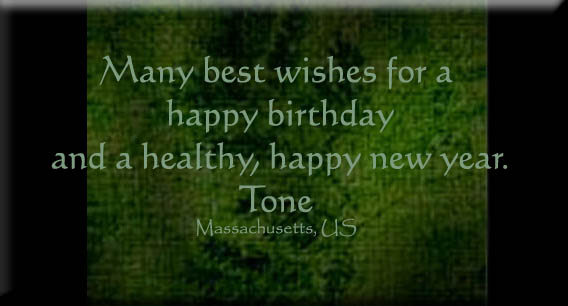 Happy Birthday from Massachusetts!